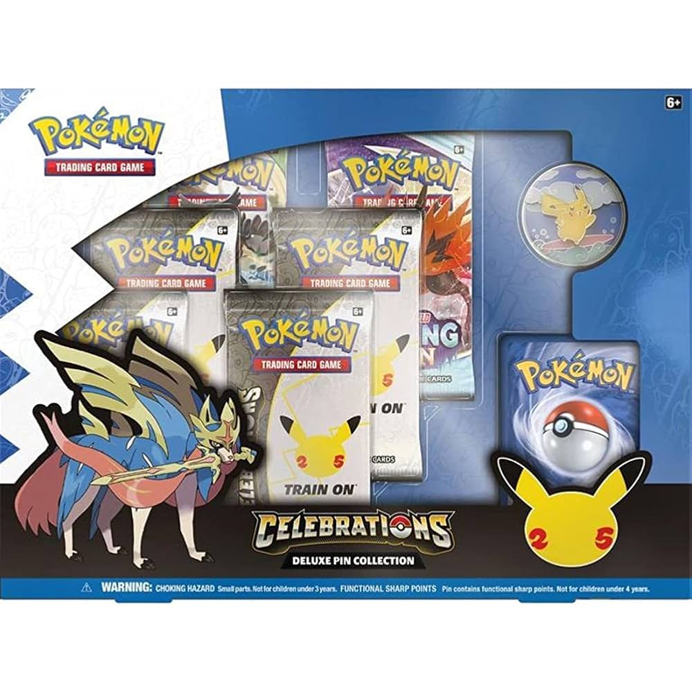 Pokemon TCG: 25th Anniversary Deluxe Pin Collection : Amazon